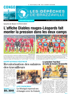 Les Dépêches de Brazzaville : Édition brazzaville du 28 janvier 2015