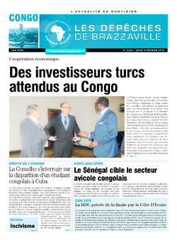 Les Dépêches de Brazzaville : Édition brazzaville du 05 février 2015