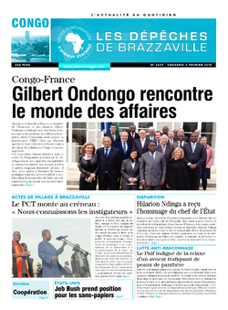 Les Dépêches de Brazzaville : Édition brazzaville du 06 février 2015