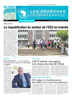 Les Dépêches de Brazzaville : Édition kinshasa du 10 février 2015