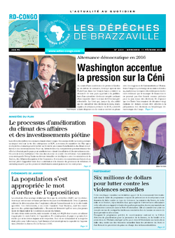 Les Dépêches de Brazzaville : Édition kinshasa du 11 février 2015