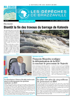 Les Dépêches de Brazzaville : Édition kinshasa du 12 février 2015