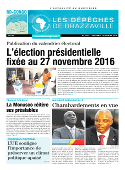 Les Dépêches de Brazzaville : Édition kinshasa du 13 février 2015