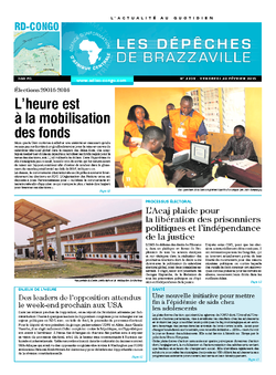 Les Dépêches de Brazzaville : Édition kinshasa du 20 février 2015