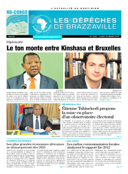 Les Dépêches de Brazzaville : Édition kinshasa du 02 mars 2015