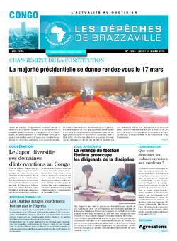 Les Dépêches de Brazzaville : Édition brazzaville du 12 mars 2015