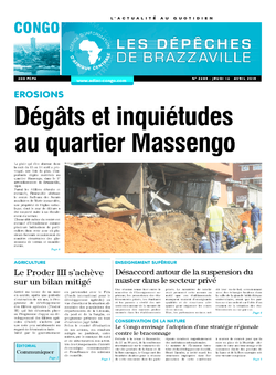Les Dépêches de Brazzaville : Édition brazzaville du 16 avril 2015