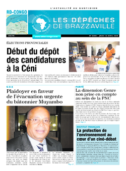 Les Dépêches de Brazzaville : Édition kinshasa du 16 avril 2015