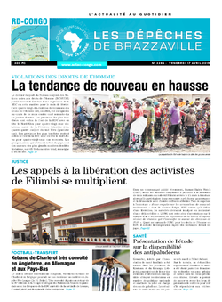 Les Dépêches de Brazzaville : Édition kinshasa du 17 avril 2015