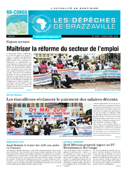 Les Dépêches de Brazzaville : Édition kinshasa du 04 mai 2015