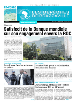 Les Dépêches de Brazzaville : Édition kinshasa du 22 mai 2015