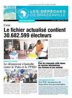 Les Dépêches de Brazzaville : Édition kinshasa du 26 mai 2015
