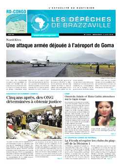 Les Dépêches de Brazzaville : Édition kinshasa du 03 juin 2015