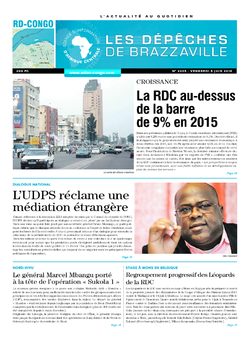 Les Dépêches de Brazzaville : Édition kinshasa du 05 juin 2015