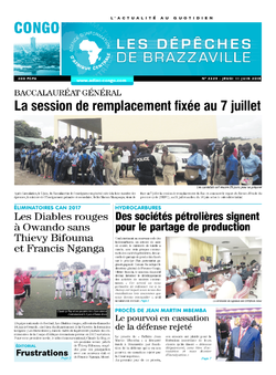 Les Dépêches de Brazzaville : Édition brazzaville du 11 juin 2015