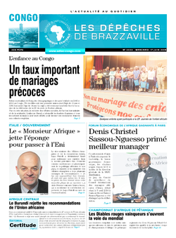 Les Dépêches de Brazzaville : Édition brazzaville du 17 juin 2015
