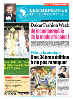 Les Dépêches de Brazzaville : Édition du 6e jour du 20 juin 2015