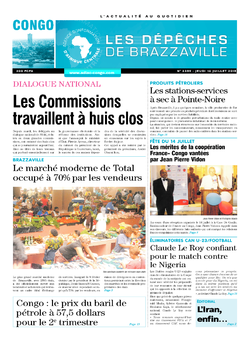 Les Dépêches de Brazzaville : Édition brazzaville du 16 juillet 2015