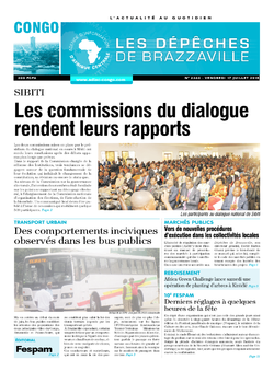 Les Dépêches de Brazzaville : Édition brazzaville du 17 juillet 2015