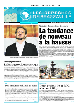 Les Dépêches de Brazzaville : Édition kinshasa du 17 juillet 2015