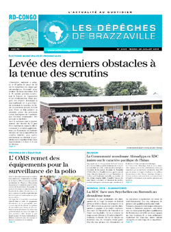 Les Dépêches de Brazzaville : Édition kinshasa du 28 juillet 2015