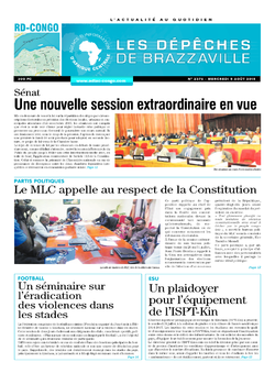 Les Dépêches de Brazzaville : Édition kinshasa du 05 août 2015