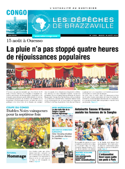 Les Dépêches de Brazzaville : Édition brazzaville du 18 août 2015