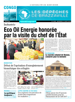 Les Dépêches de Brazzaville : Édition brazzaville du 19 août 2015