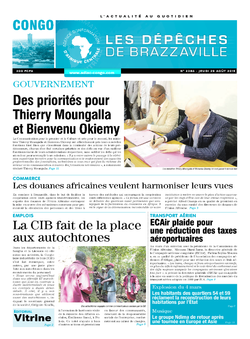 Les Dépêches de Brazzaville : Édition brazzaville du 20 août 2015