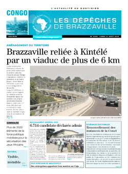 Les Dépêches de Brazzaville : Édition brazzaville du 31 août 2015