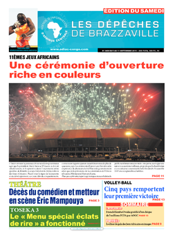 Les Dépêches de Brazzaville : Édition du 6e jour du 05 septembre 2015