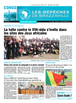 Les Dépêches de Brazzaville : Édition brazzaville du 15 septembre 2015