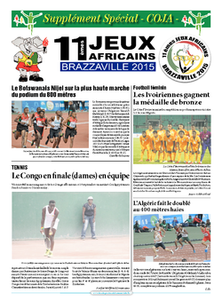 Les Dépêches de Brazzaville : Édition brazzaville du 20 septembre 2015