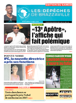 Les Dépêches de Brazzaville : Édition du 6e jour du 10 octobre 2015