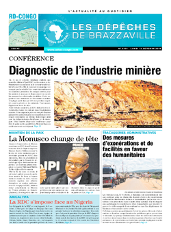 Les Dépêches de Brazzaville : Édition kinshasa du 12 octobre 2015