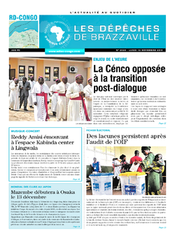 Les Dépêches de Brazzaville : Édition kinshasa du 16 novembre 2015