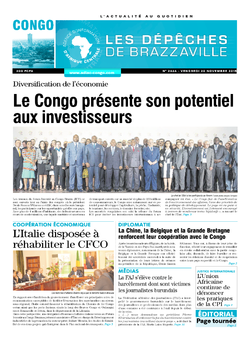 Les Dépêches de Brazzaville : Édition brazzaville du 20 novembre 2015