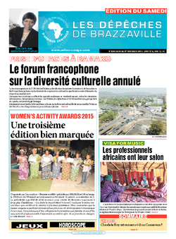 Les Dépêches de Brazzaville : Édition du 6e jour du 21 novembre 2015
