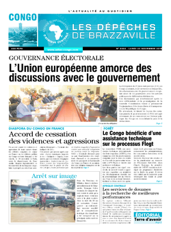 Les Dépêches de Brazzaville : Édition brazzaville du 23 novembre 2015