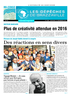 Les Dépêches de Brazzaville : Édition kinshasa du 16 décembre 2015