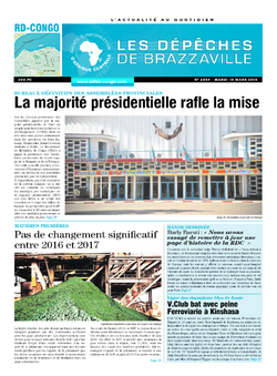 Les Dépêches de Brazzaville : Édition kinshasa du 15 mars 2016