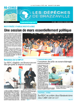 Les Dépêches de Brazzaville : Édition kinshasa du 16 mars 2016