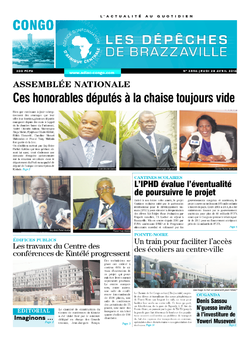 Les Dépêches de Brazzaville : Édition brazzaville du 28 avril 2016