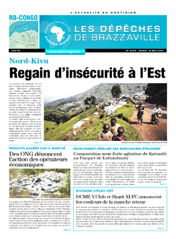 Les Dépêches de Brazzaville : Édition kinshasa du 10 mai 2016