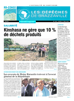 Les Dépêches de Brazzaville : Édition kinshasa du 17 mai 2016