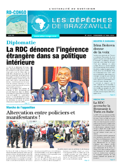 Les Dépêches de Brazzaville : Édition kinshasa du 27 mai 2016