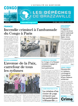 Les Dépêches de Brazzaville : Édition brazzaville du 22 juin 2016