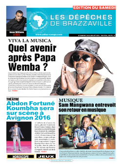 Les Dépêches de Brazzaville : Édition du 6e jour du 02 juillet 2016