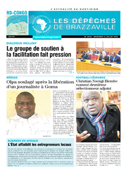 Les Dépêches de Brazzaville : Édition kinshasa du 06 juillet 2016