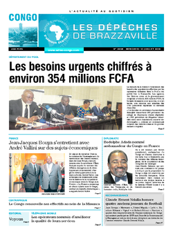 Les Dépêches de Brazzaville : Édition brazzaville du 13 juillet 2016
